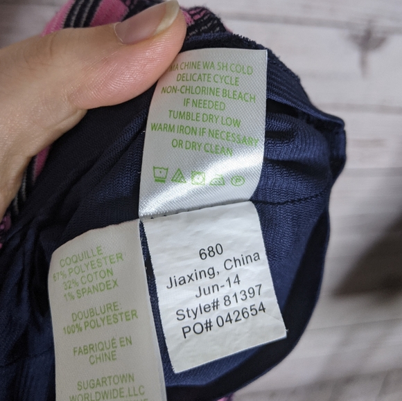 lilly pulitzer • brielle stripe fit & flare dress - Picture 9 of 9